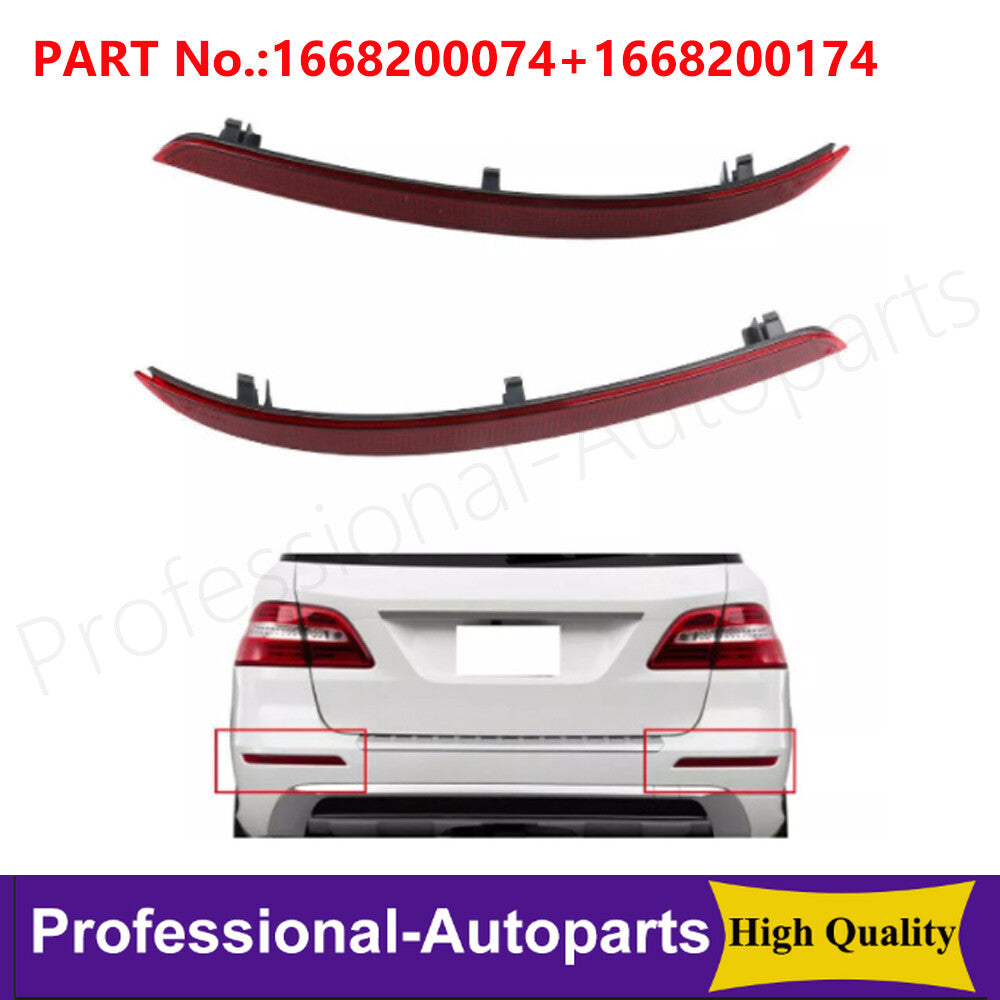 One pair of rear bumper reflector lights suitable for Mercedes-Benz ML350 16-18 GLE350