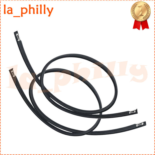 Fit for Honda Fit Jazz 2007-2008 Black Rubber RHLH Side Roof Drip Moulding Trim