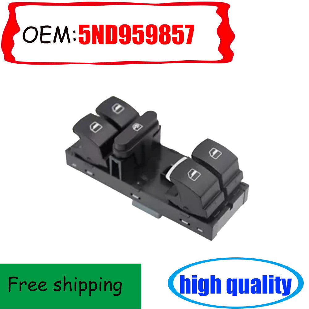 5ND959857 Power window main switch control button is suitable for Tiguan for Golf for Passat CC- n