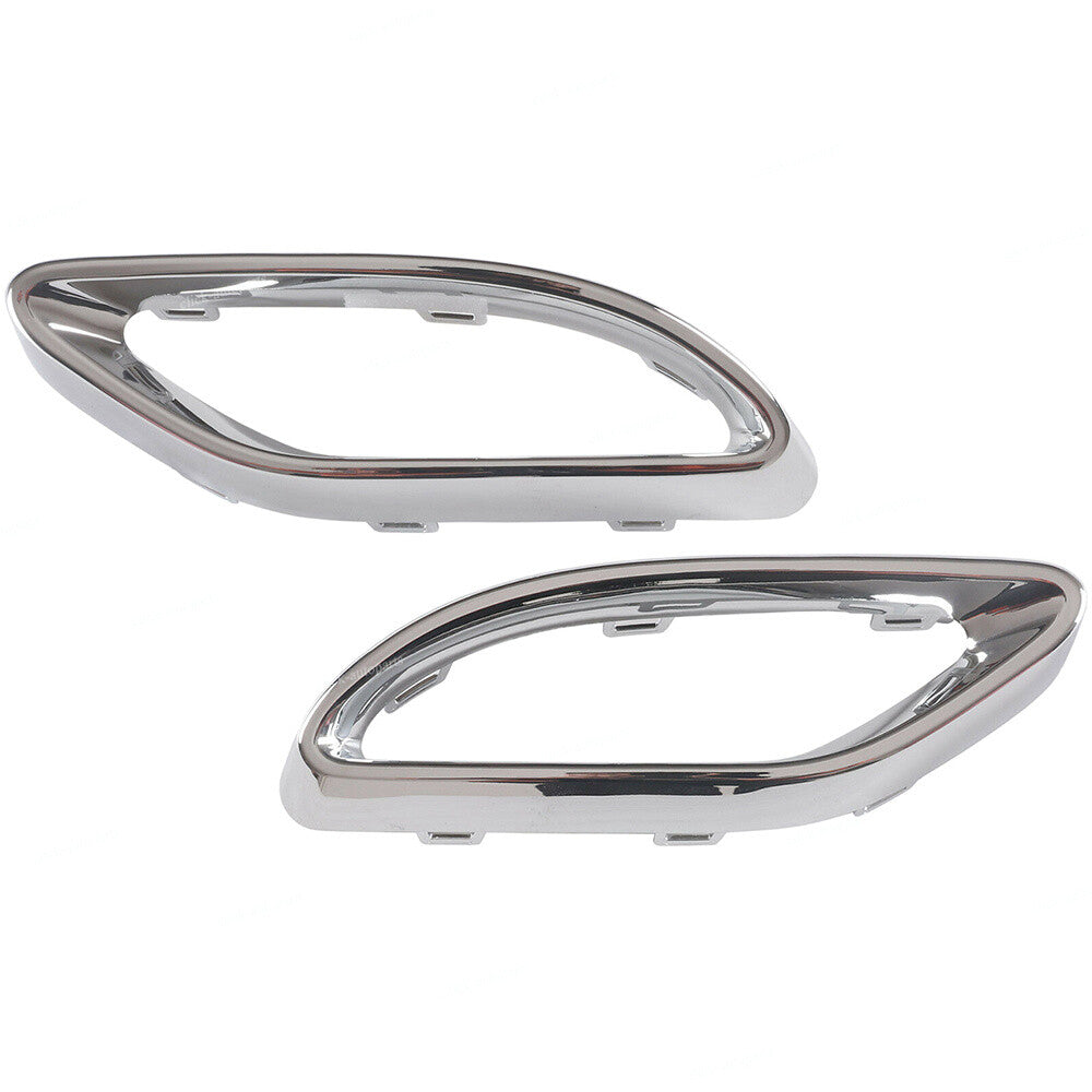 Fit for Benz W205 S205 C205 A205 Rear LHRH Rear Tips Tailpipe Cover Cap Trim