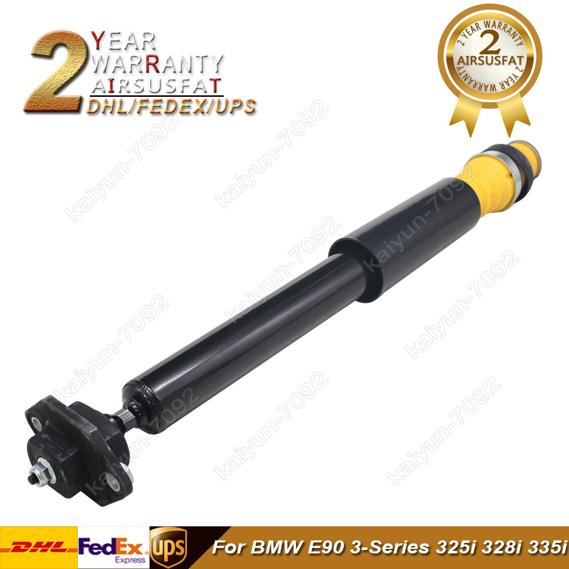 1X for BMW E90 3-Series 325i 328i 335i Rear L/R Shock Strut Assembly W/O ADS