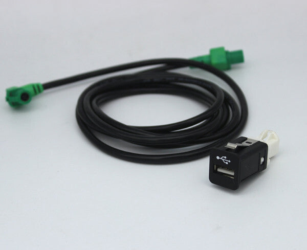 Add Glovebox USB Switch Socket Wire Cable For E60 E81 E70 E90 F30 F10 F25 v