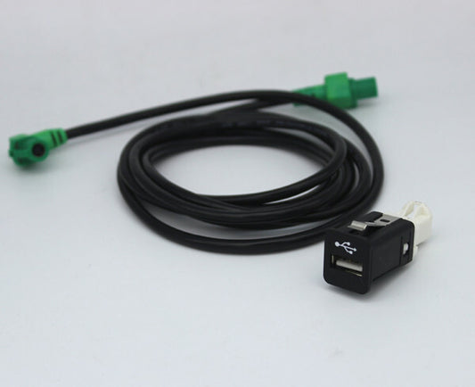 Add Glovebox USB Switch Socket Wire Cable For E60 E81 E70 E90 F30 F10 F25 v