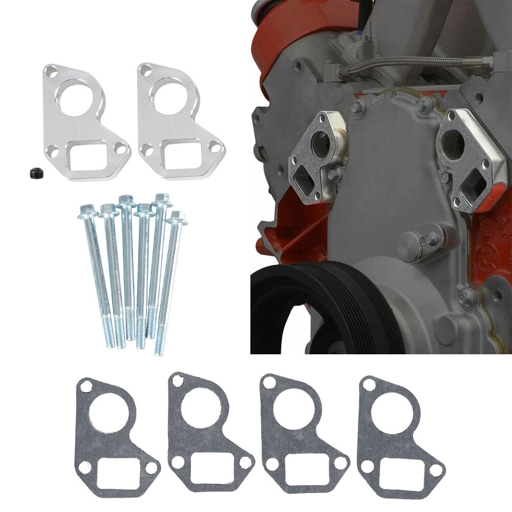 7 Adapter Replacement Kit for LS1 Camaro to Truck Water Pump Spacing for LSX, LS2, and LQ4