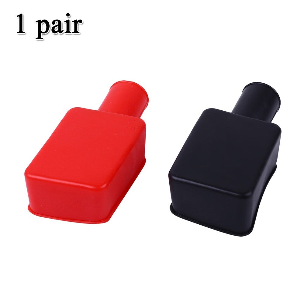 Classic automotive battery terminal cover/insulating boot alignment rubber cap