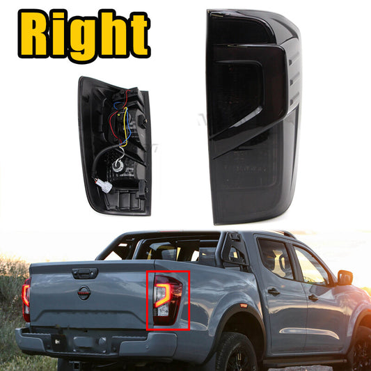 for Nissan NP300 Navara 2015-2023 Right LED Rear Brake TailLight Assembly Smoke
