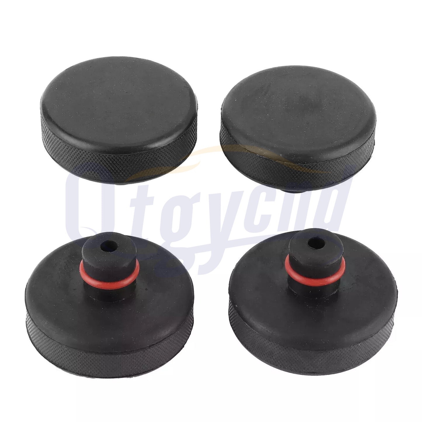 New 4Pcs Rubber Jack Lift Pad Adapter Tool Black Fit for Tesla Model 3/Y/S/X