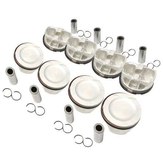 8 Engine Pistons Rings For C218 X218 W166 W212 S212 M157 5.5L n