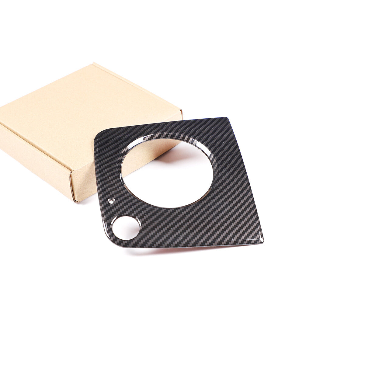 Modified ABS carbon fiber cup holder frame trim suitable for GLE GLS 2022- n