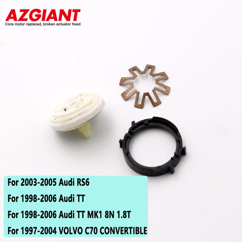 Side mirror adjustment motor gear kit for 1998-2006 for Audi TT MK1 8N 1.8T cars.