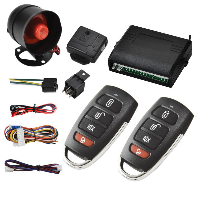 Car 1Way Alarm Protec Security Keyless Entry Siren Remote Control Burglar System