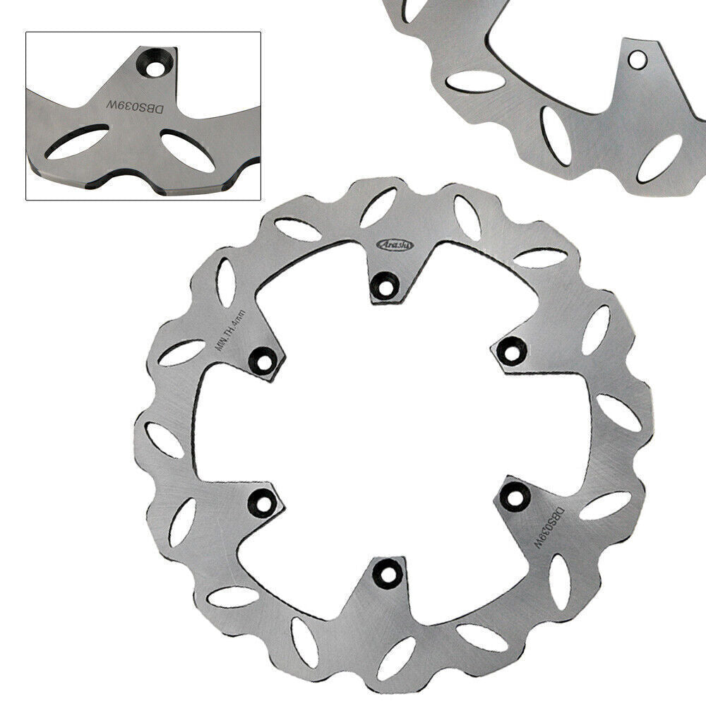 Motorcycle Rear Brake Disc Rotor Fit for Suzuki 00-09 RM 125 & 00-08 RM 250 Q