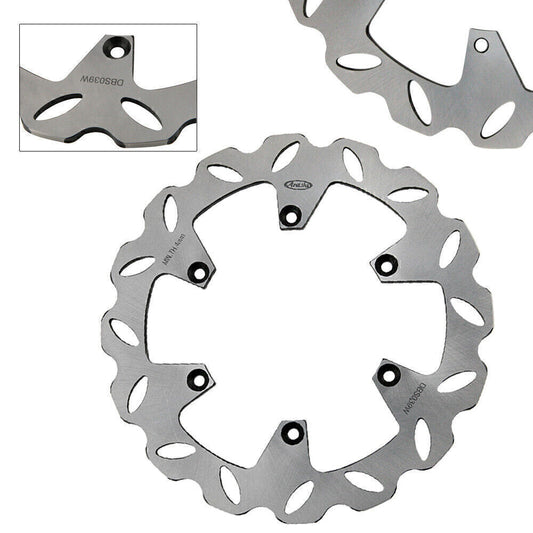 Motorcycle Rear Brake Disc Rotor Fit for Suzuki 00-09 RM 125 & 00-08 RM 250 Q