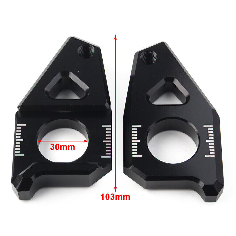 for Yamaha YZF R1 FZ8 FZ1 TMAX 530 Motorcycle Axle Spindle Chain Adjuster Blocks