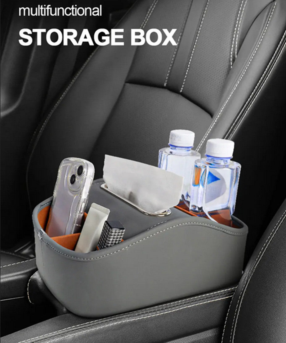 Car Centre Console Organizer Tray Armrest Storage Box Interior Accessories
