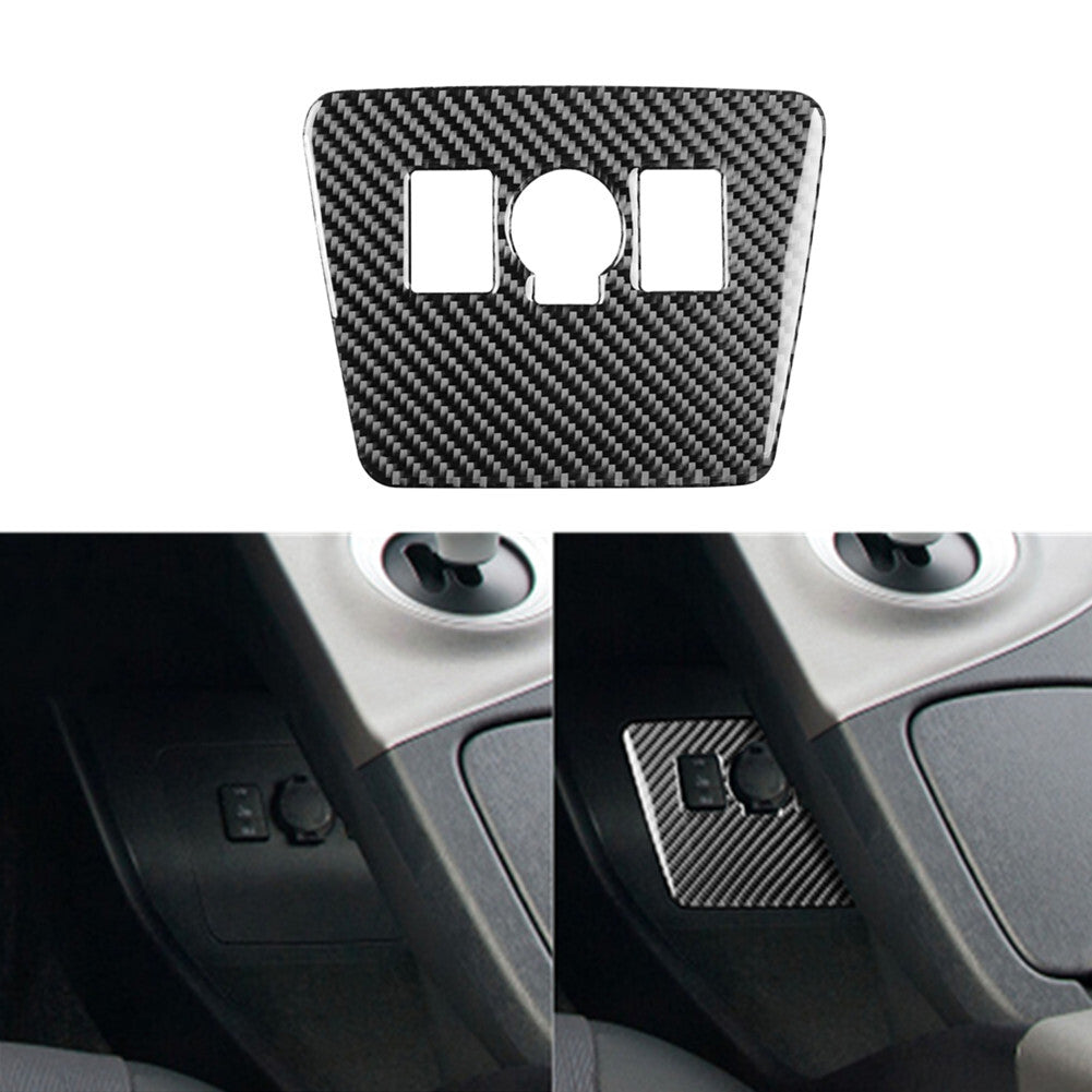 for Audi A4 2017-2019 Red Carbon Fiber Inner Door Decorative Cover Trim Sticker v