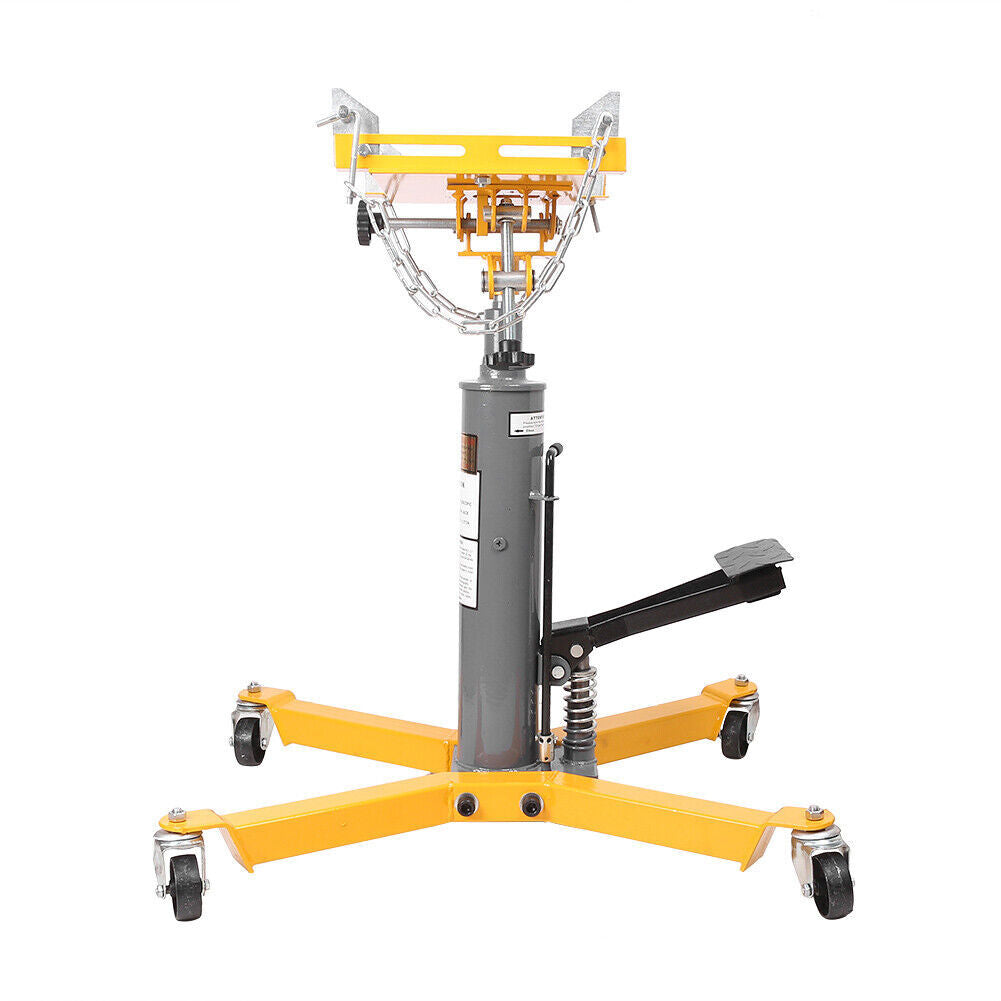1100 LBs 2 Stage Hydraulic Transmission Jack w/360¡ã Swivel Wheels Lift Hoist US