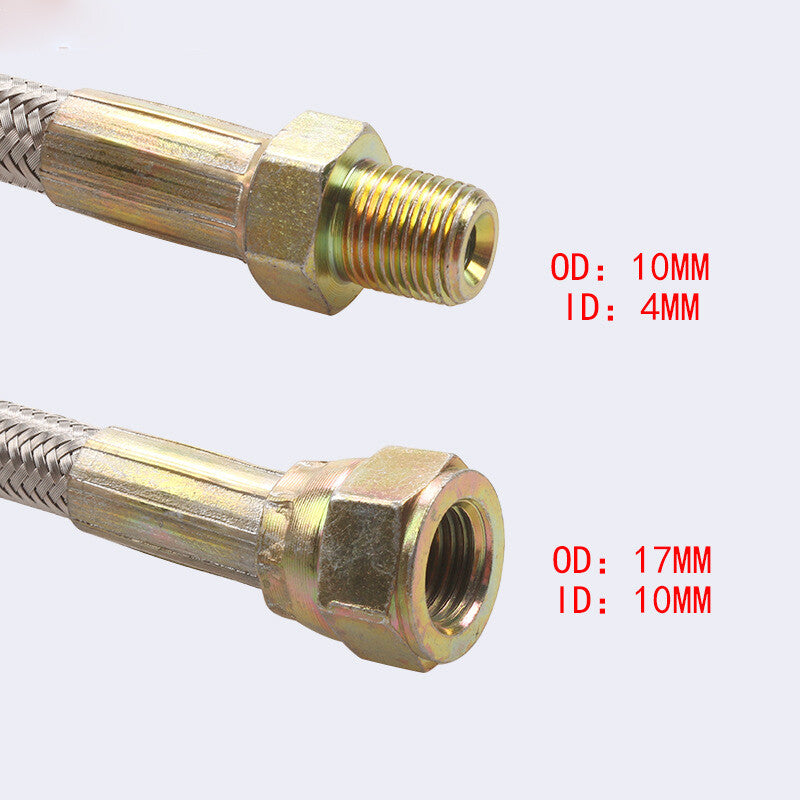 Turbine oil feed line kit suitable for T3, T4, T60, T61, T70, 4AN braided line, GT32, GT40, GT42