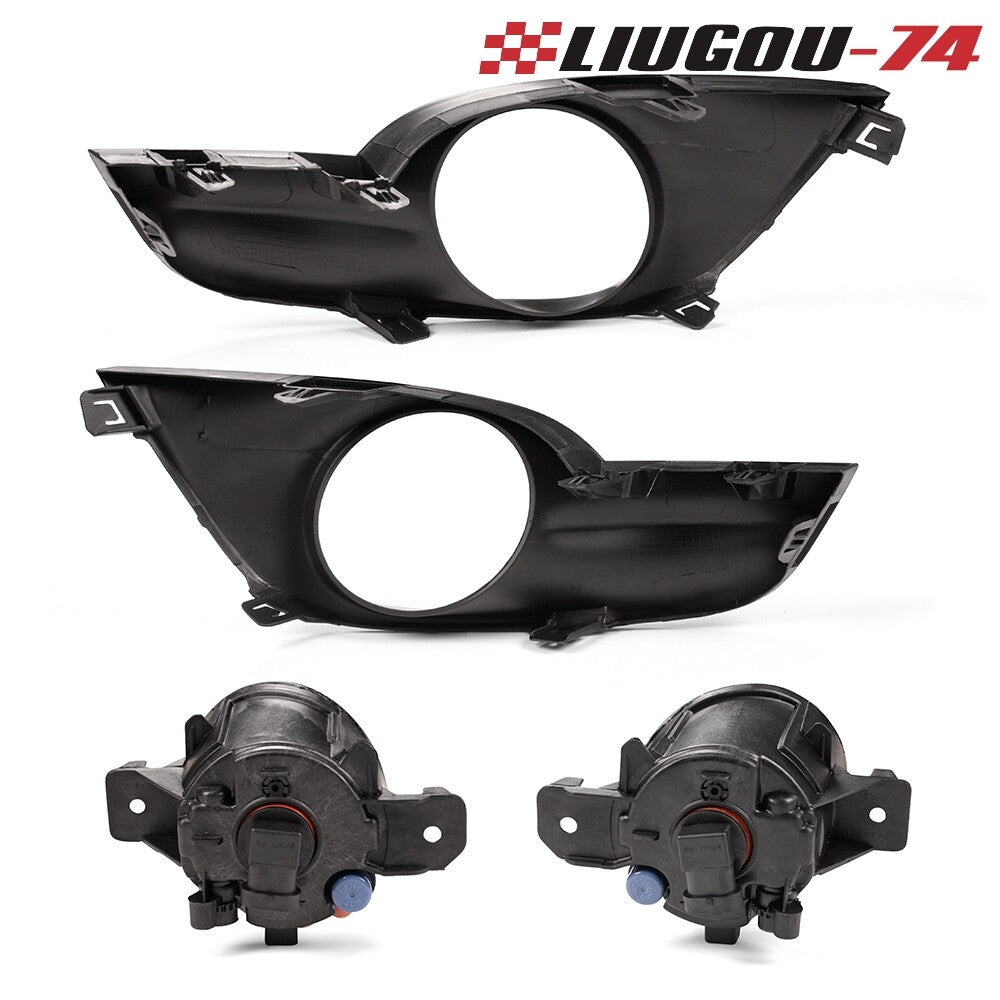 Suitable for 2013-15 Altima Sedan 4-door pair of anti-collision fog lights with protective covers- v