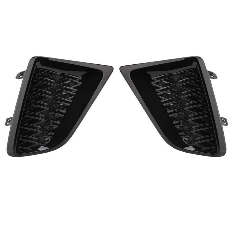 For 2020-22 for Lexus RX350 RX450h Sport Front Bumper Fog Light Cover Grilles Black