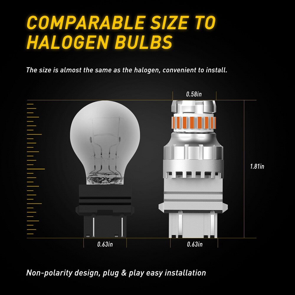 2/4/6 LED Incandescent Light 3157, 3000K White/Purple/Red 1500kW, 1999 - 2013