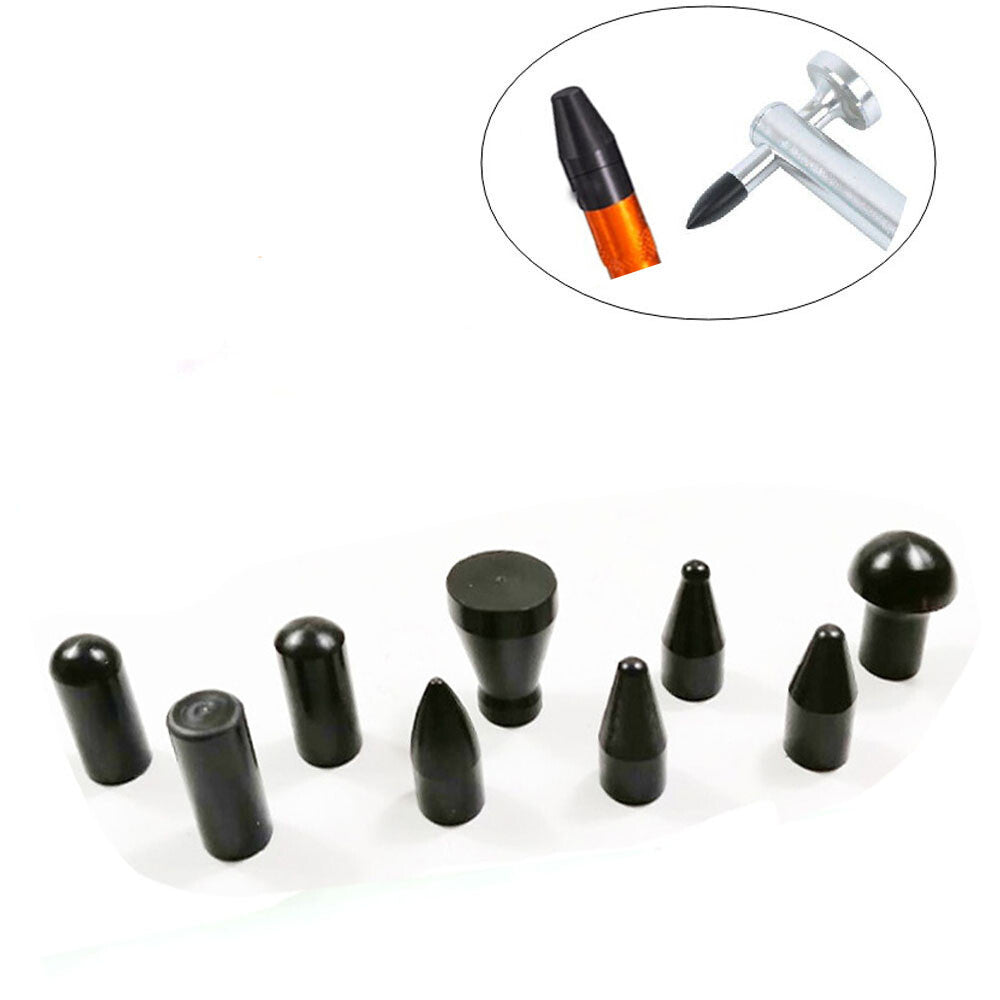 Paintless Dent Repair Kit Metal Tap Down Pen Heads Tip Dent Removal Tools v