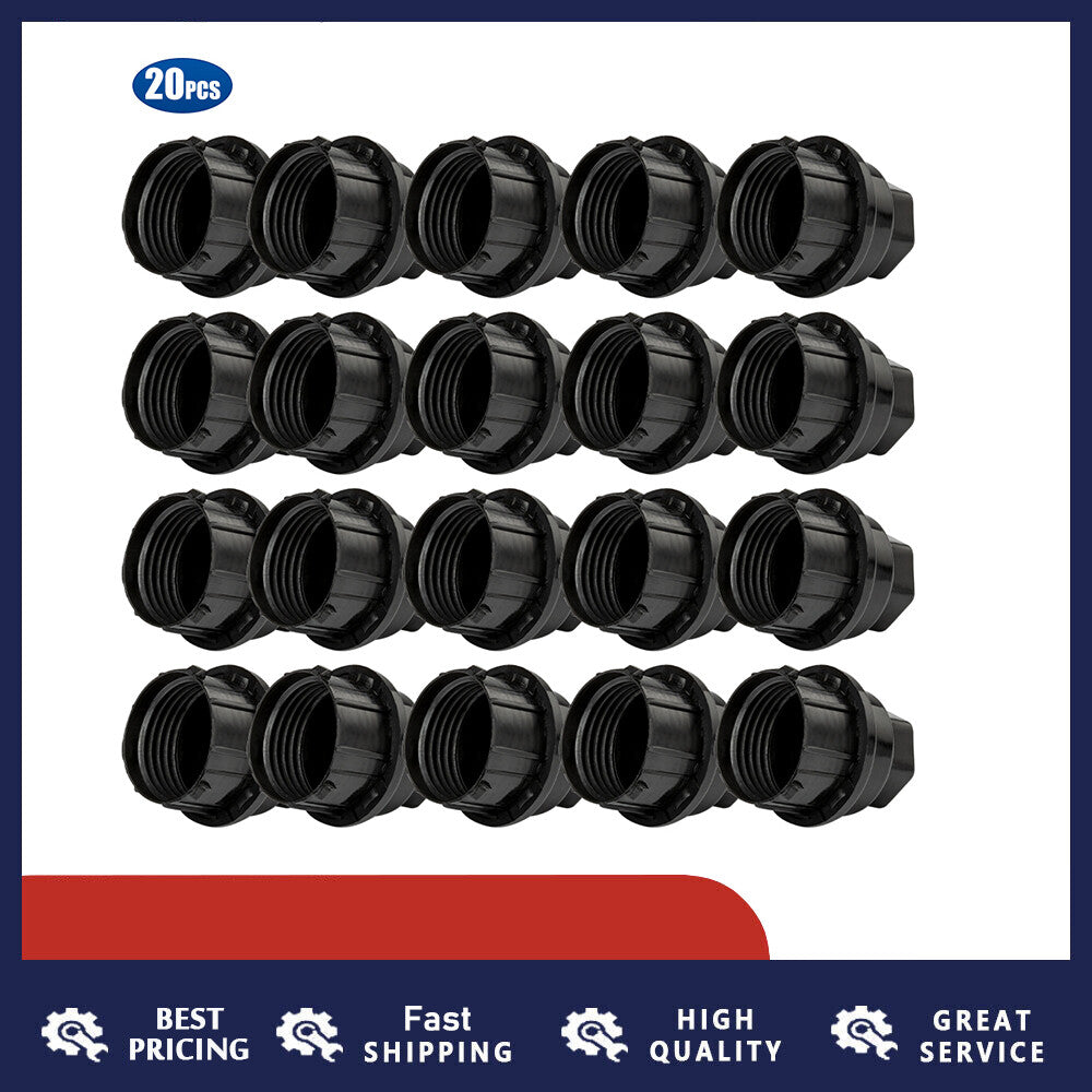 20-piece wheel nut cover replacement kit for Buick for Chevrolet for GMC for Pontiac , new, black, 9593028
