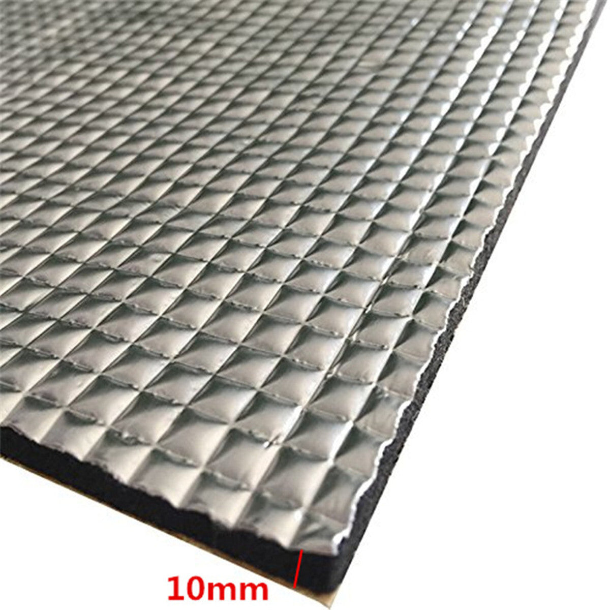 10mm Fireproof Sound Deadener Heat Insulation Mat For Car Hood Engine Bay Trunk