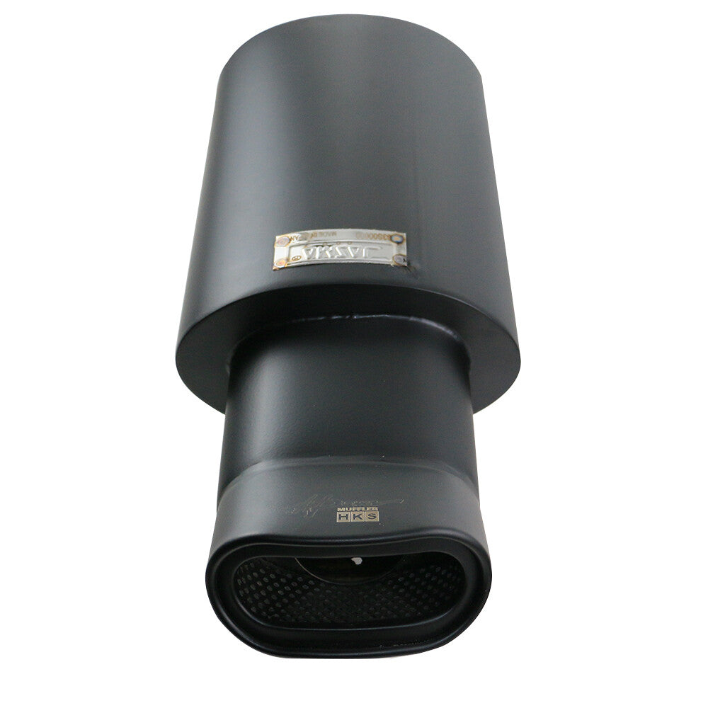 2.5 ID 5.53 OD Sport Sound Muffler Tip Exhaust Tip Resonator Matte Black