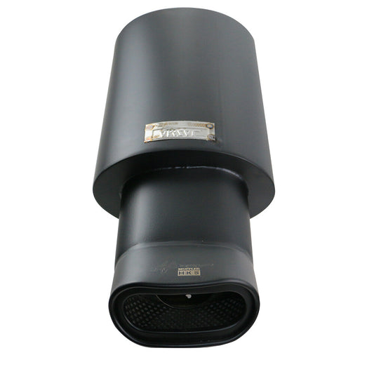 2.5 ID 5.53 OD Sport Sound Muffler Tip Exhaust Tip Resonator Matte Black