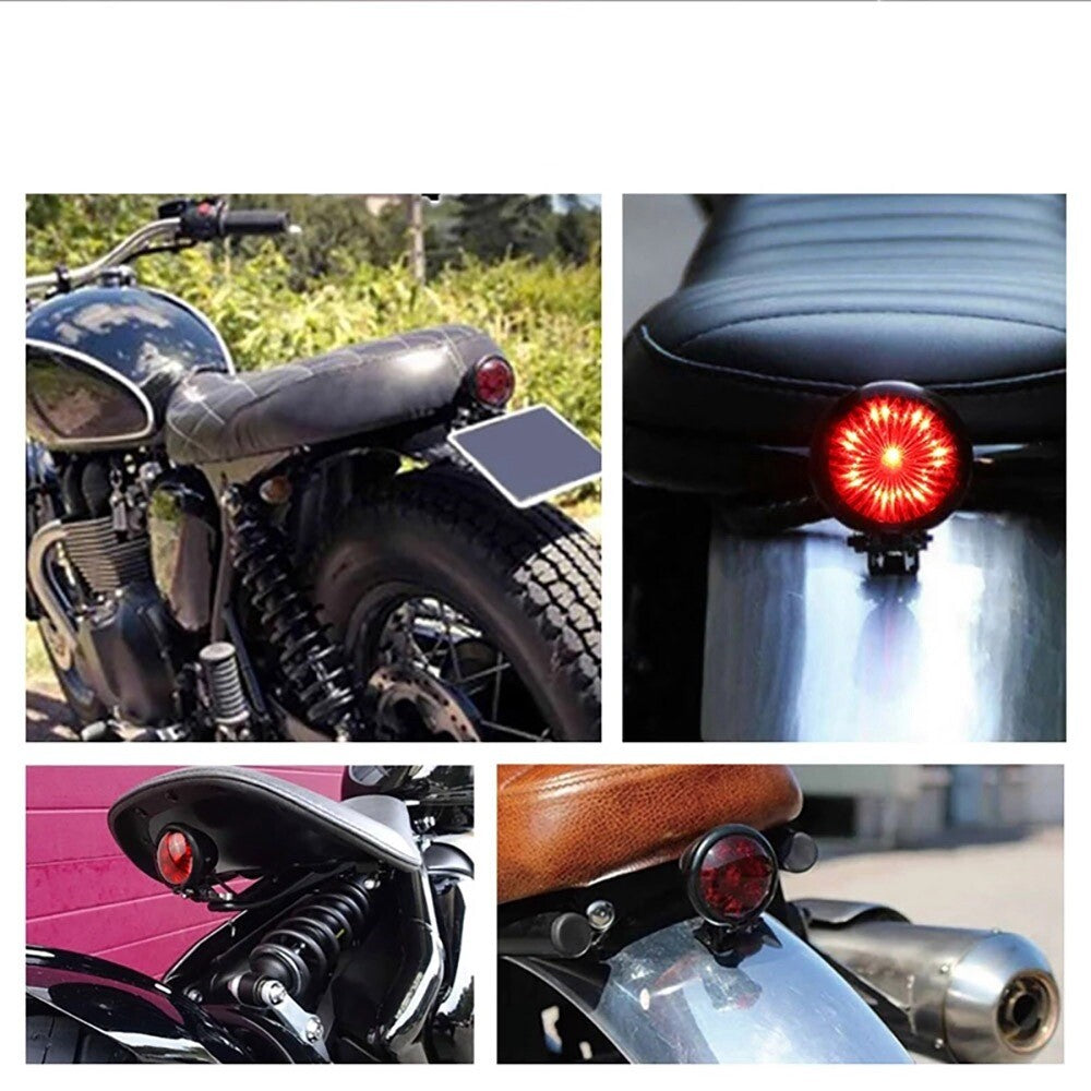 LED motorcycle rear brake taillight stop light suitable for Harley Chopper Bobber- n