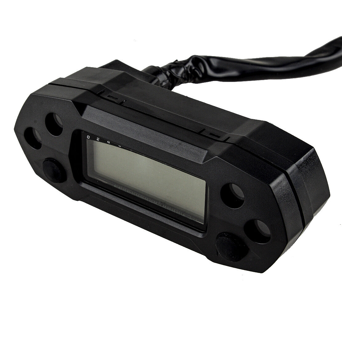 12V Motorcycle Scooter LCD Digital Speedometer Odemeter Tachometer with Sensor. Q