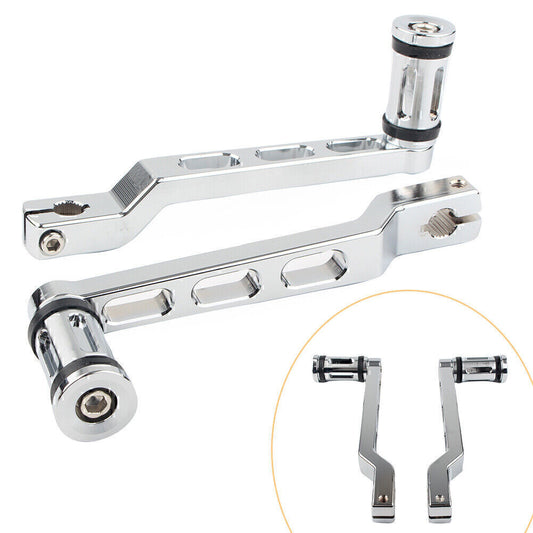 Heel/Toe Shift Lever w/Shifter Peg for Harley Touring Street Road Glide Chrome