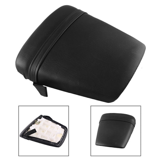 Rear Passenger for Seat Cushion Pillion Pad Black for Yamaha YZF R6 1998-2002 Q