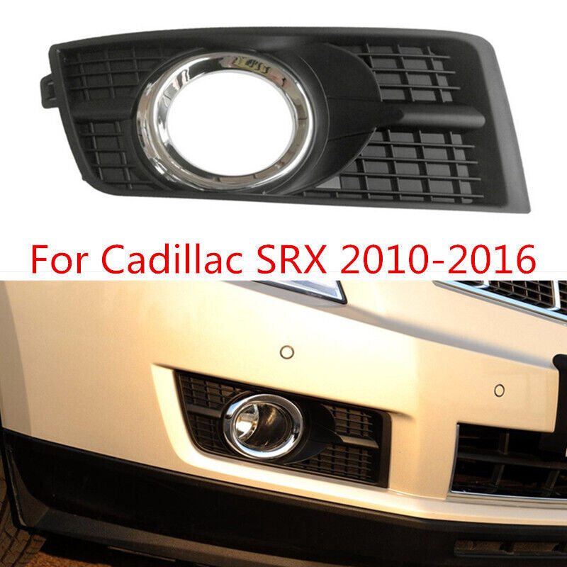 ABS Chrome Fog Light Cover Bezel Trim Right Side Fit for Cadillac SRX 2010-2016