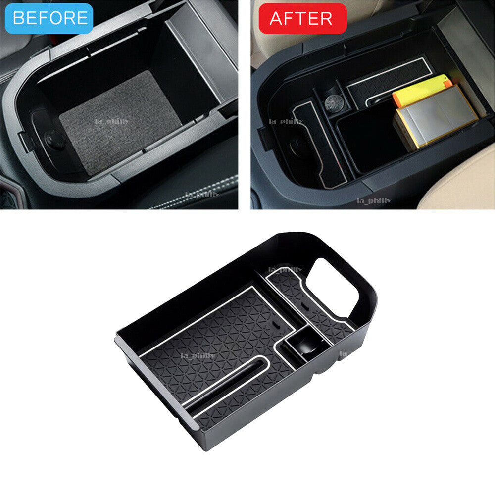 White for Toyota RAV4 19-20 BOX Center Console Organizer Holder ABS Accessories Q
