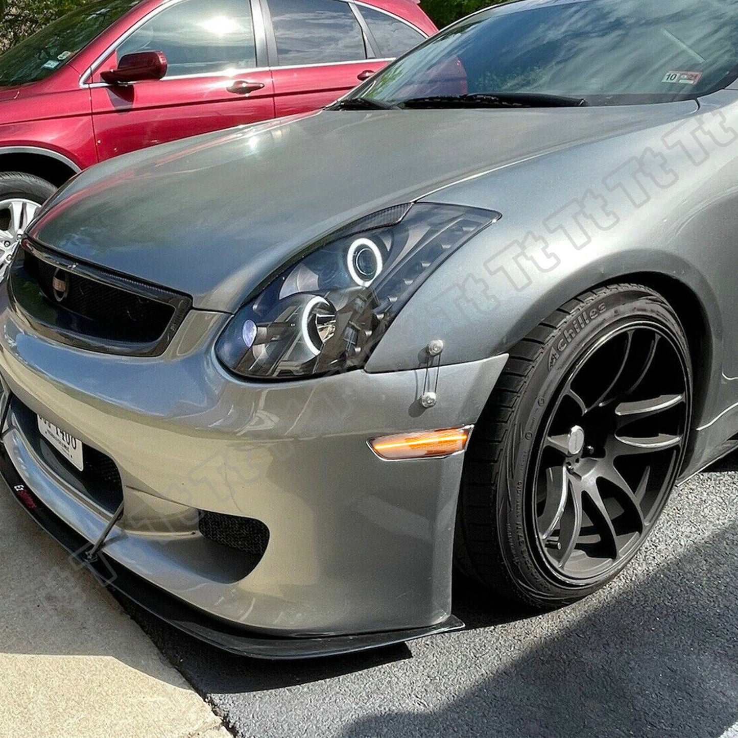 Suitable for 03-07 for INFINITI G35 2D Coupe Skyline V35 LED front marker light smoking- v