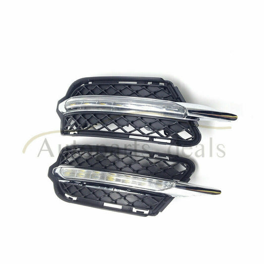 Pair for Mercedes Benz S-Class 2010-12 New LH+RH LED Daytime Running Fog Light