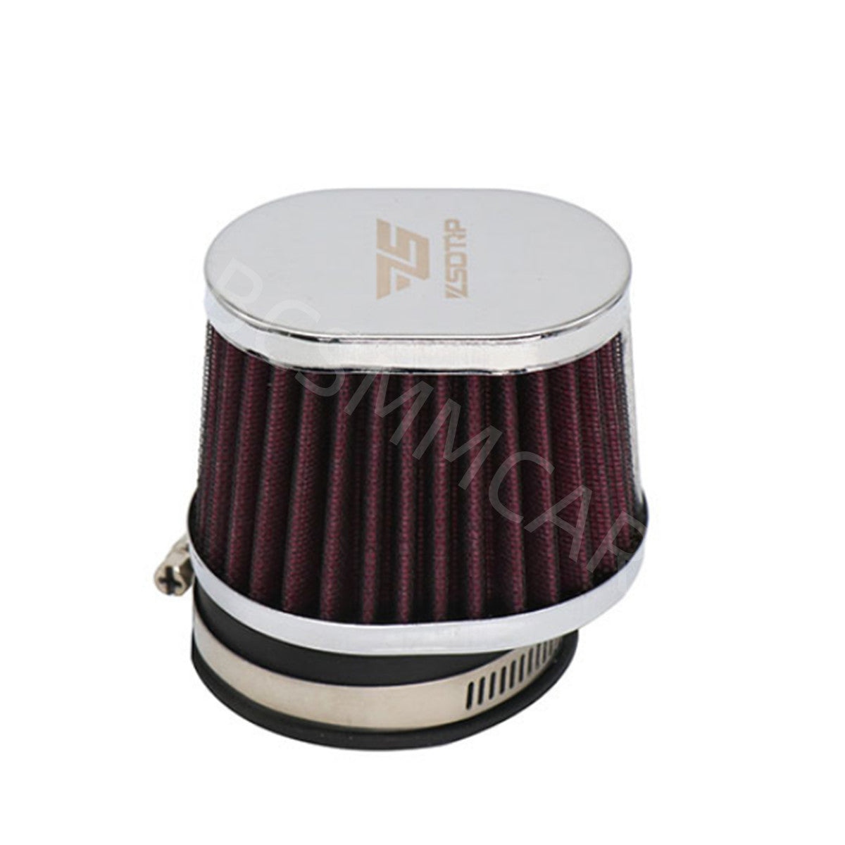 2pcs Motorcycle Cold Air Intake Cleaner High Flow Air Filter Pod Kit Accessories Q