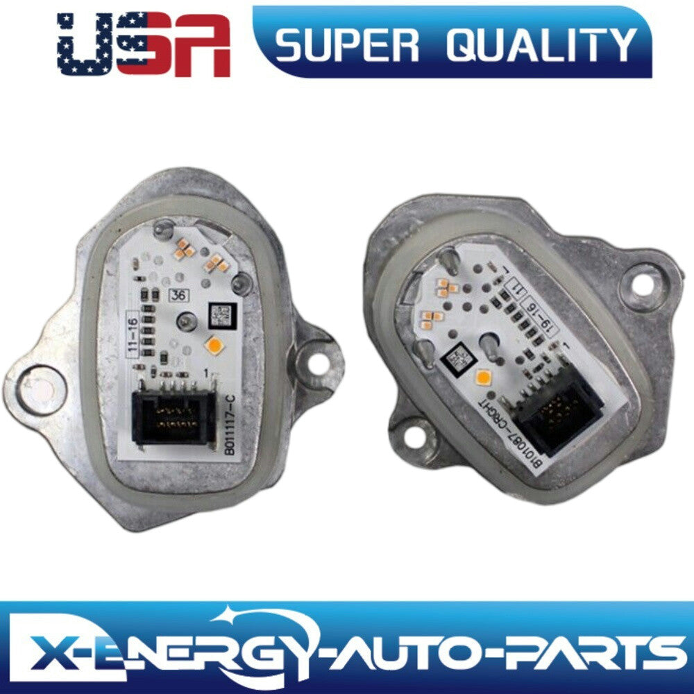 2pcs 63117470429 7470430 LED Headlight Turn Siginal Module for BMW F34 3 Series