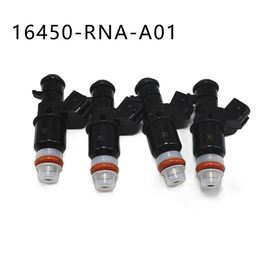 4PCS FUEL INJECTORS 16450-RNA-A01 FOR CR-Z FIT CITY 1.5L for CIVIC 1.8L 2006-2011