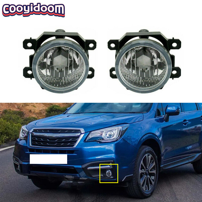 A pair of fog light running light strips/auxiliaries for Subaru Forester 2016 - 2018