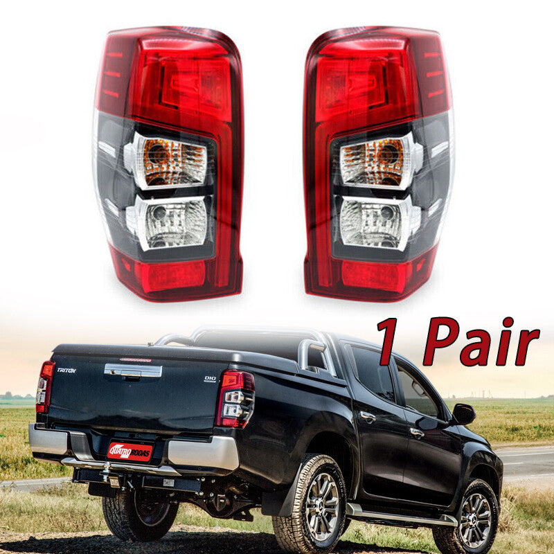 2-Piece Rear Taillight Reverse Brake Light Set for Mitsubishi L200 Triton 2019-2020