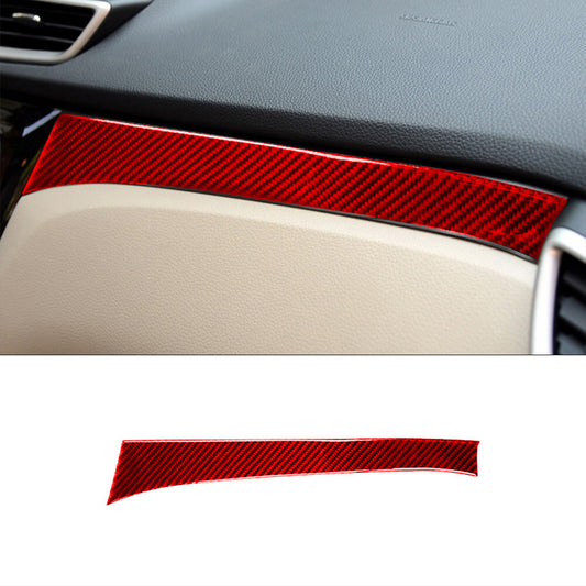 Carbon Fiber Headlight Switch Frame Cover Trim for Passat 2006-2011 v