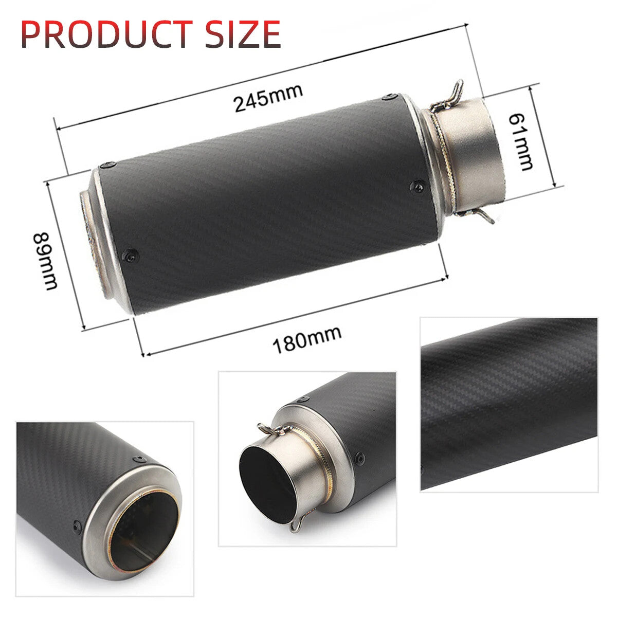 Slip-On Pipe System Full Set Link Pipe Middle Pipe for Kawasaki ZX 10R 2008-2020