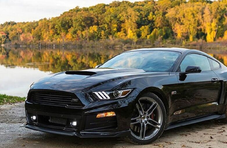 for Ford for Mustang Matte Black Hood Air Vent Protector Cover Cowl 2015-2017