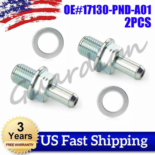 2-pack of new PCV valves 17130-PND-A01 for Honda / for Acura with Washer 94109-14000 ( )