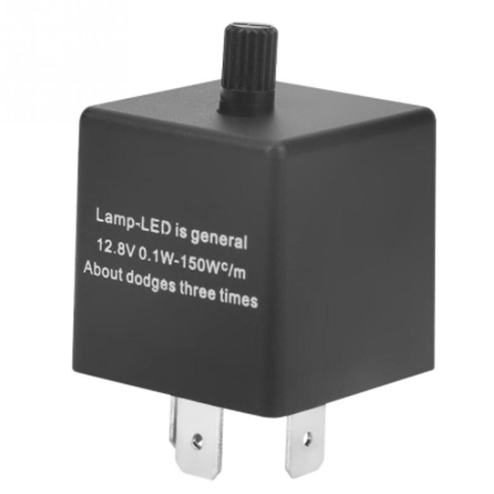 Universal Fast Blink Flash 3 Pin Car LED Flasher Relay Fix Turn Signal Hyper Q