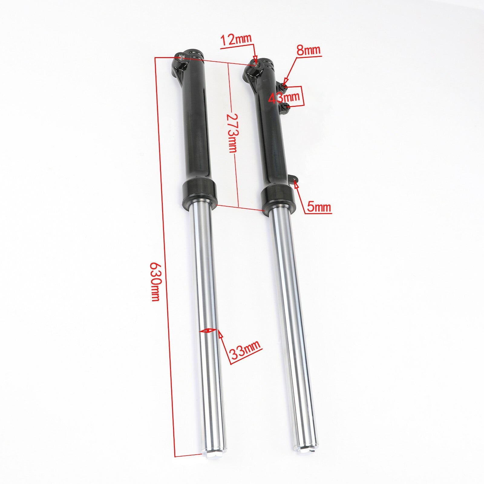 33mm Front Forks Shock Suspension for Dirt Pit Trail Bike 110cc 125cc 90 Atomik