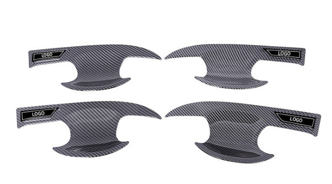 for Honda Accord 2018-2020 4pcs Door Bowl Handle Cover Trim Carbon Fiber Style